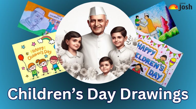 Children's Day Drawing For Competition/ How To Draw Children's Day Poster  Drawing - YouTube