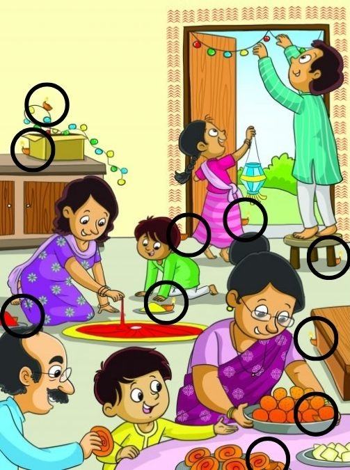 diwali picture puzzles with answers