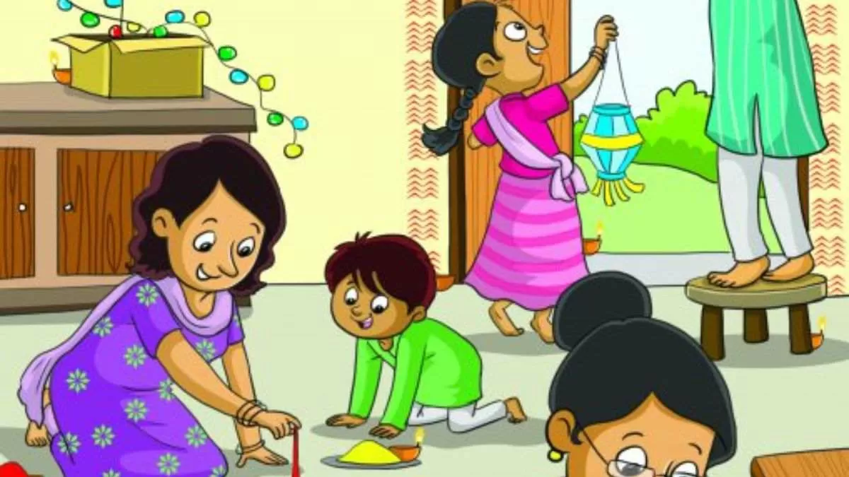 Picture Puzzle: Can You Spot All 10 Diyas In This Diwali Decor Scene Within 10 Seconds?