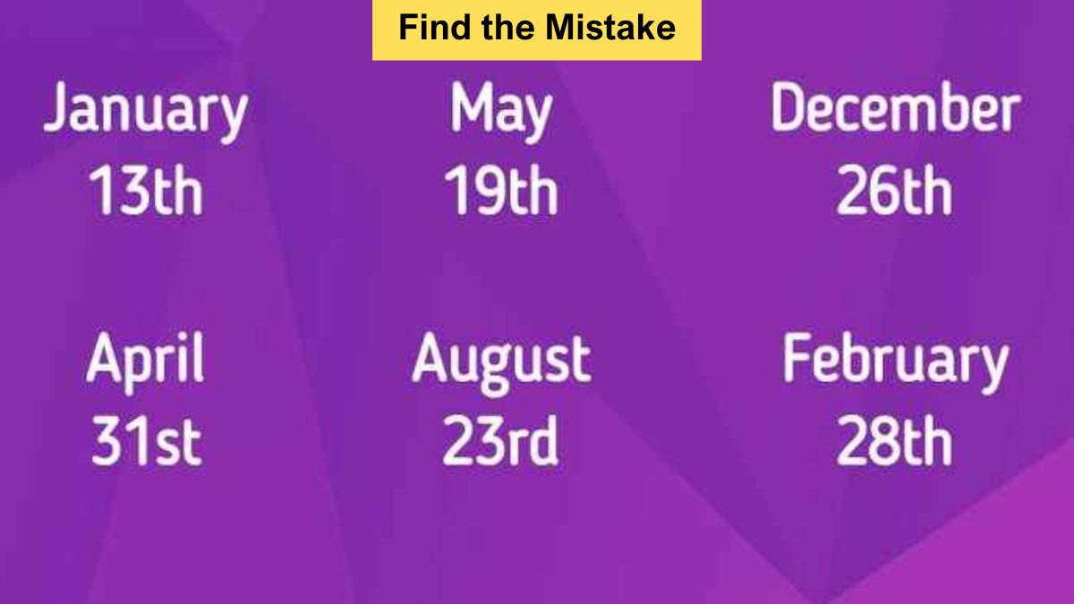 Genius IQ Test: Find the mistake in the picture in 3 seconds!