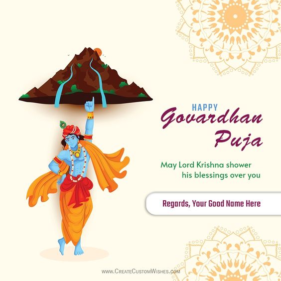 Happy Govardhan Puja 2023: Top 45 Images, Messages and Greetings to ...