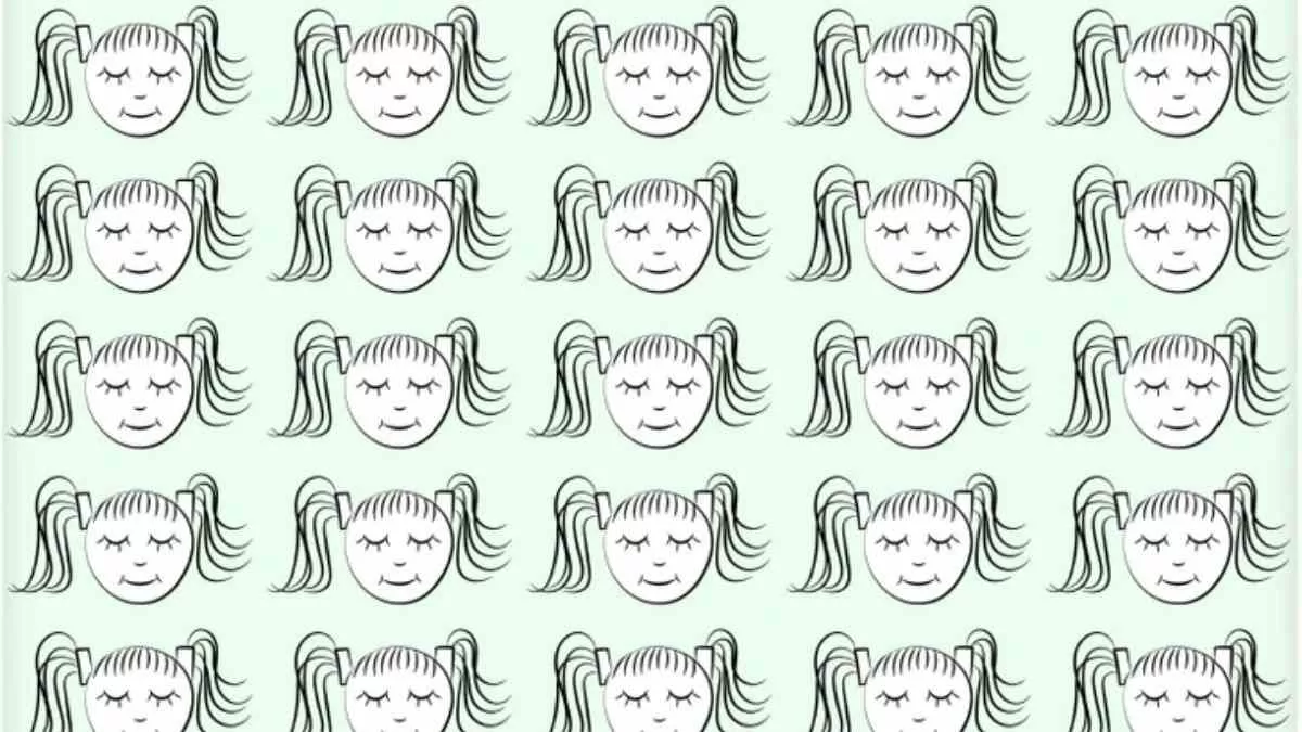 Optical Illusion: Spot One Girl That Is Different In This Picture.