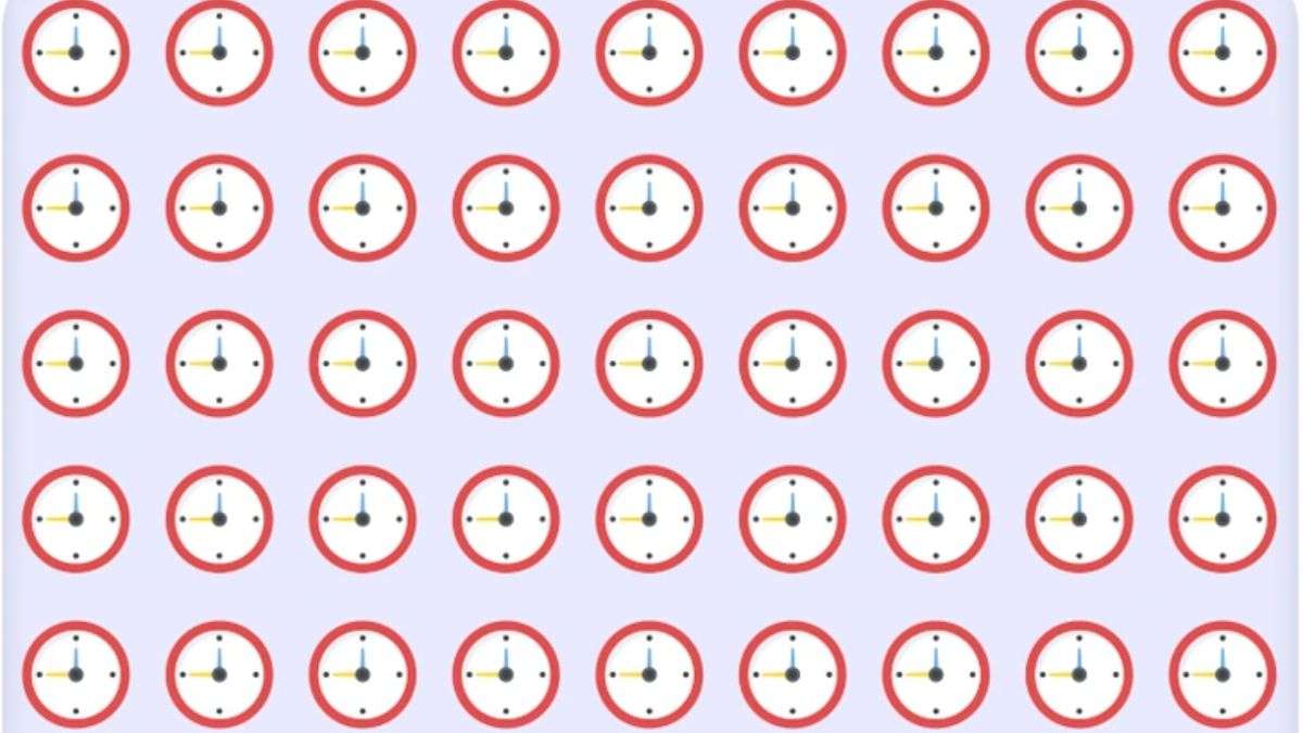 Which Clock Is Broken? Only Extremely Quick-Witted People Can Spot It Within 6 Seconds!