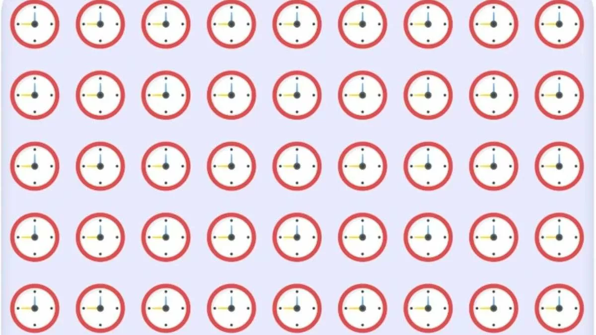 Spot The Broken Clock.