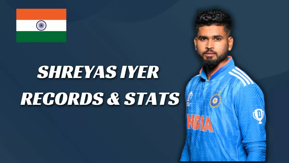 Get here the latest details about Shreyas Iyer's stats, total centuries and runs