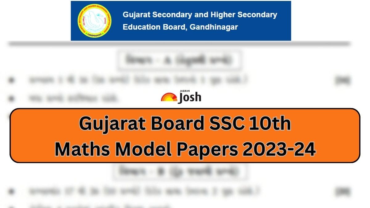 GSEB Class 11 SSC Maths Model Paper 2024 PDF Download Min 