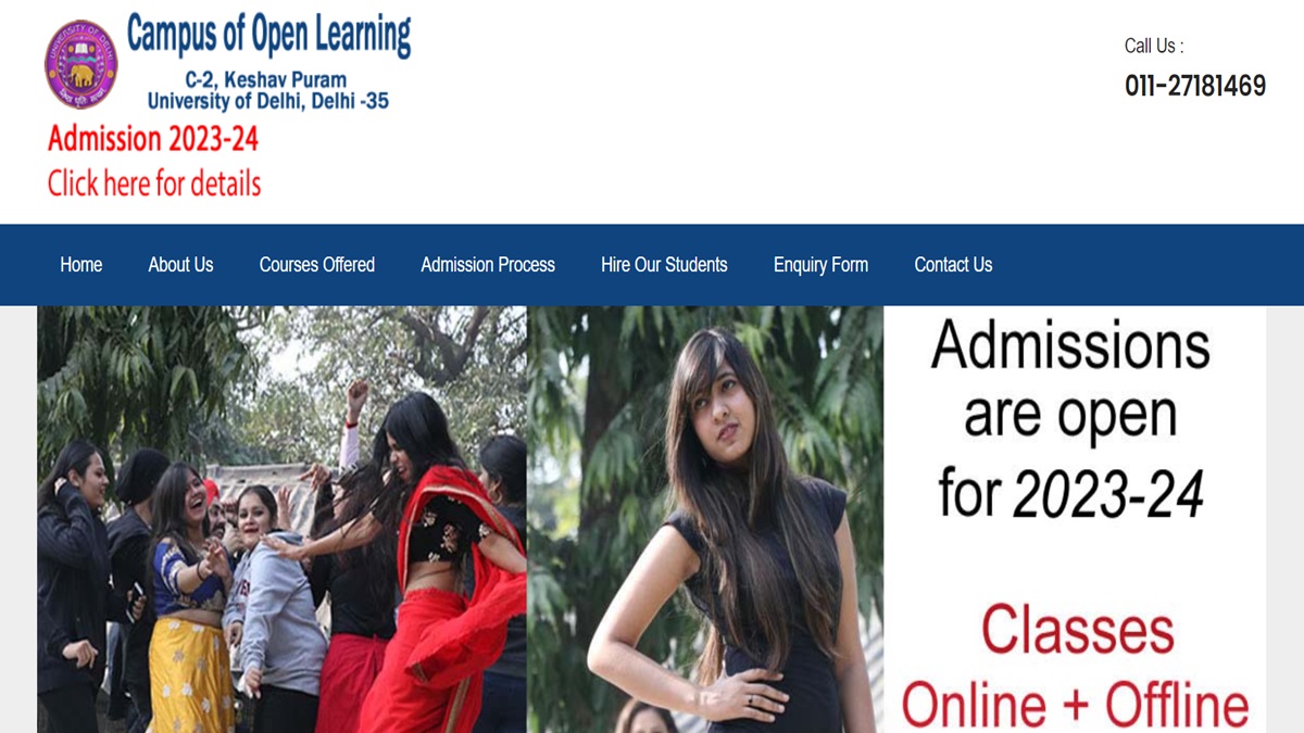 DU COL certificate programme application 2023