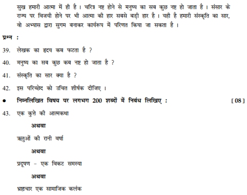 Gujarat Board 9th Hindi Model Test Paper 2024: Download Class 9 Hindi ...