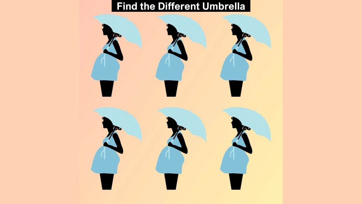 You have HD eyes if you can spot the different umbrella in 5 seconds!