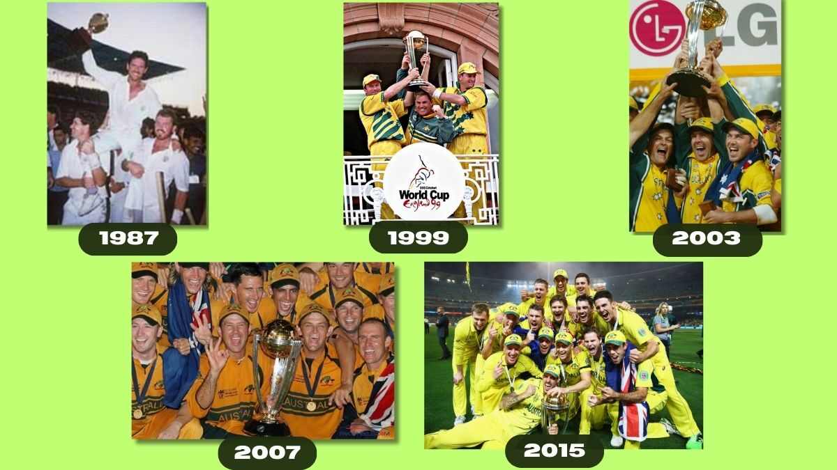 Highest Runs and Wickets by Australian Players in ODI Cricket World Cup