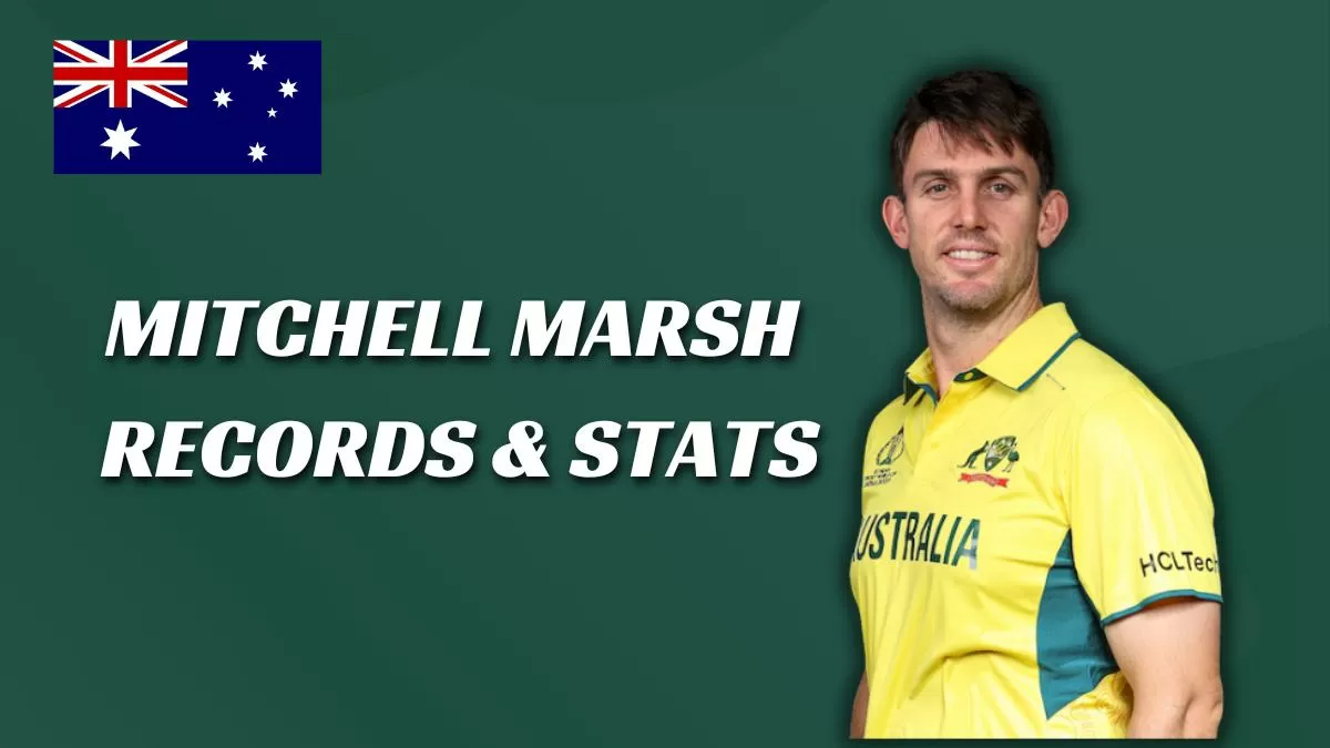 Get here the latest details about Mitchell Marsh's stats, Total Wickets and Runs