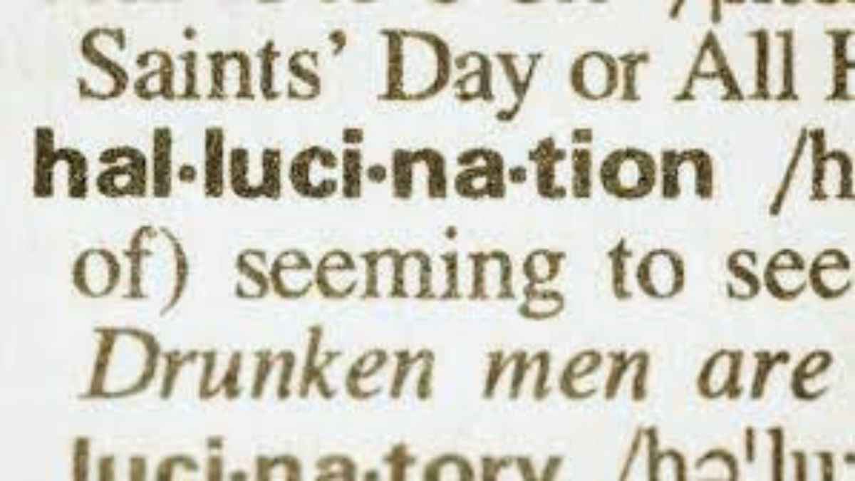 Cambridge Dictionary picks the word 'Hallucinate' as the Word of the