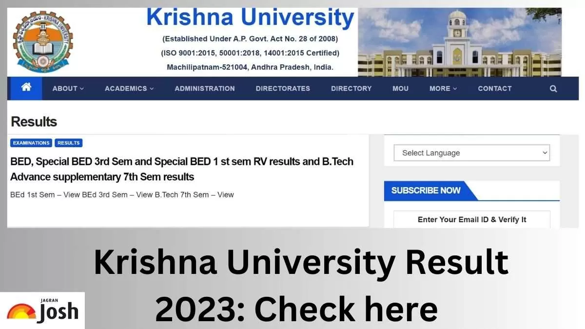 Get the Direct Link to Download KRU Result 2023 PDF here.