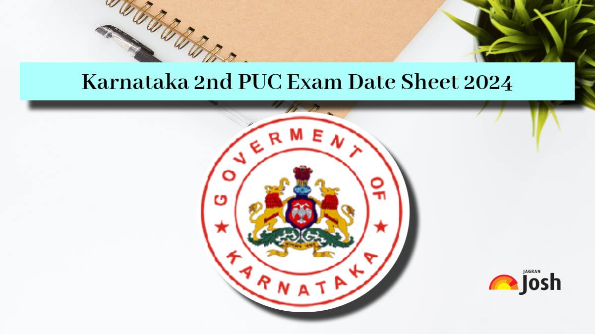2nd PUC Date Sheet 2024 OUT! Download Karnataka Board Class 12 Exam Schedule PDF