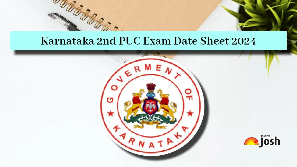 Get here Karnataka 2nd PUC Date Sheet 2024