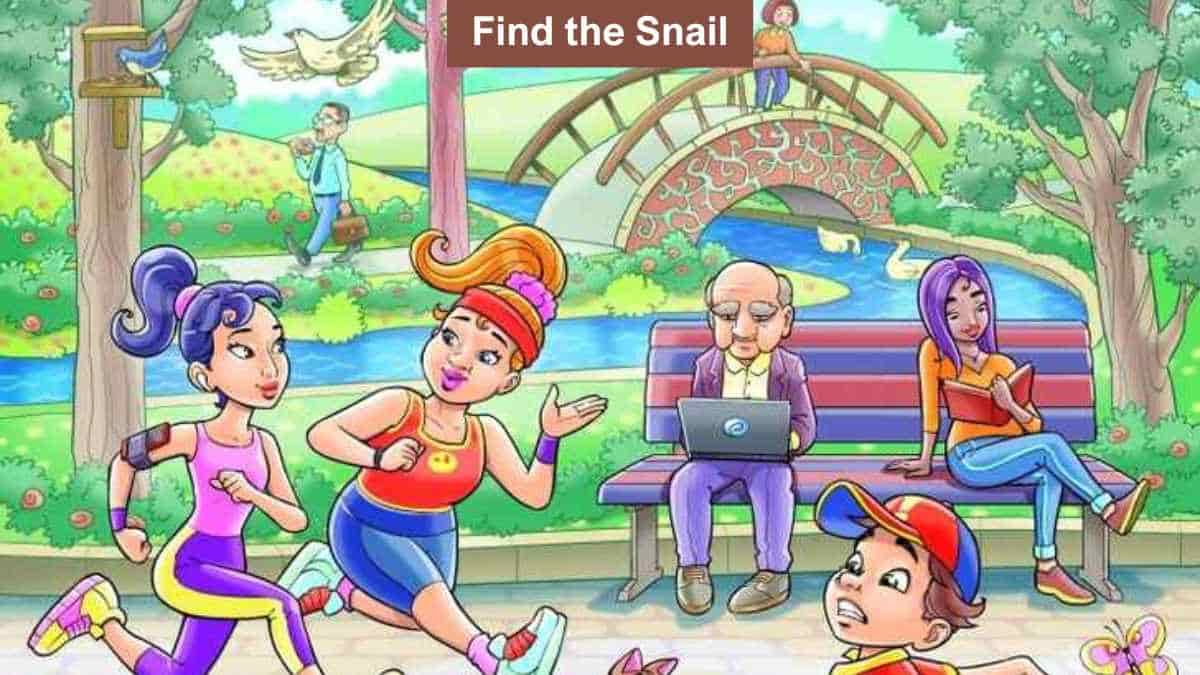 Make Sherlock proud by spotting the snail in the park in 7 seconds!
