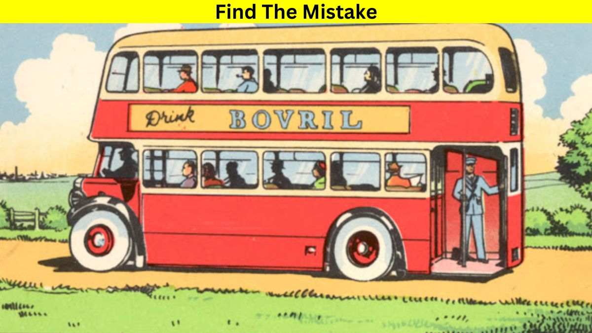 How Intelligent Are You? Tell What Is Wrong With This Bus Picture Within 11 Seconds!