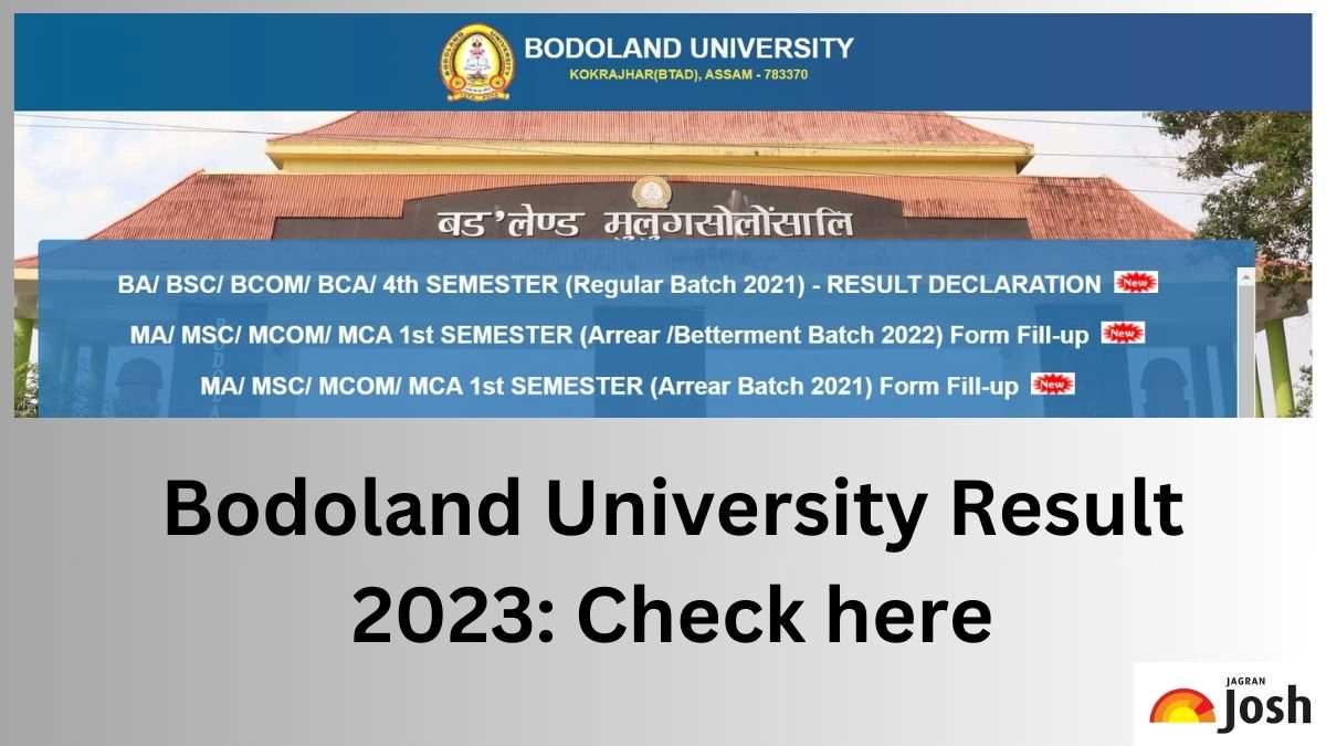 Get the Direct link to download Bodoland University Result 2023 PDF here.