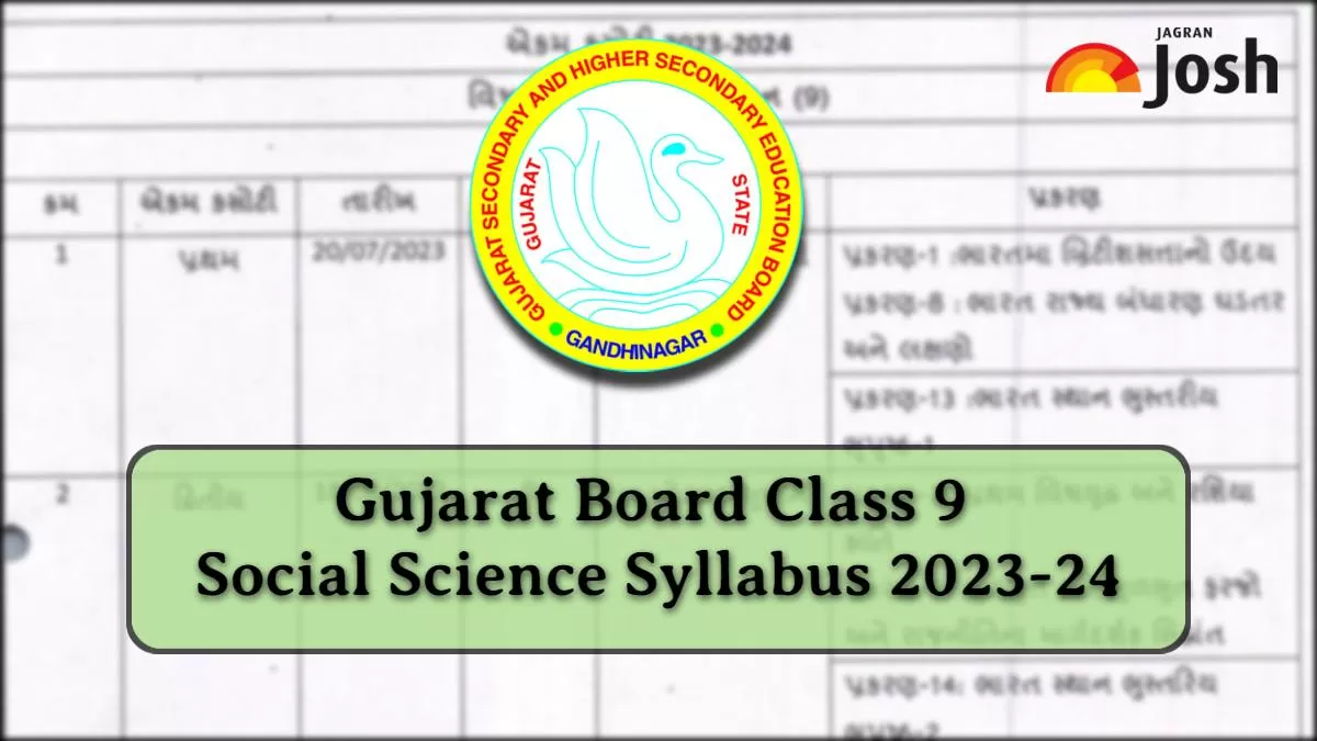 Download GSEB Class 9 Social Science Syllabus 2023-24 in PDF