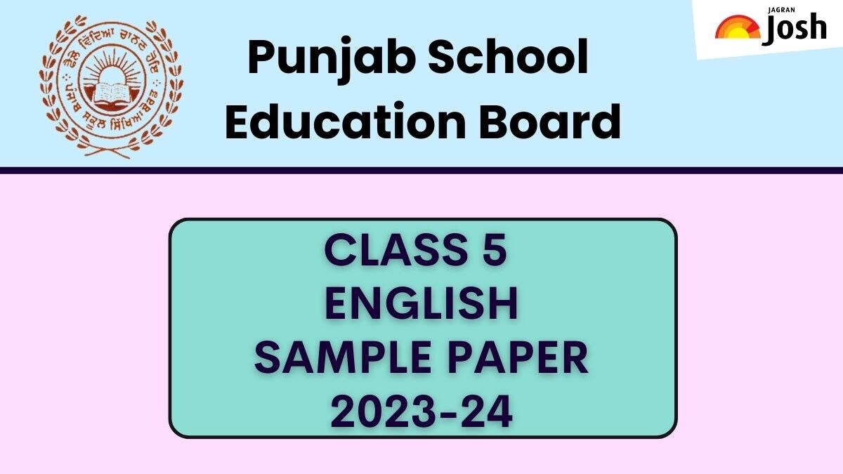 Get direct link to download Class 5 English sample paper PDF for Punjab Board
