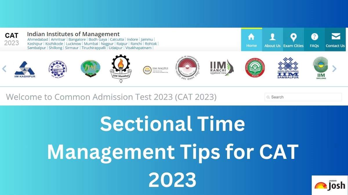 Check out the Sectional Time Management Tips for CAT 2023