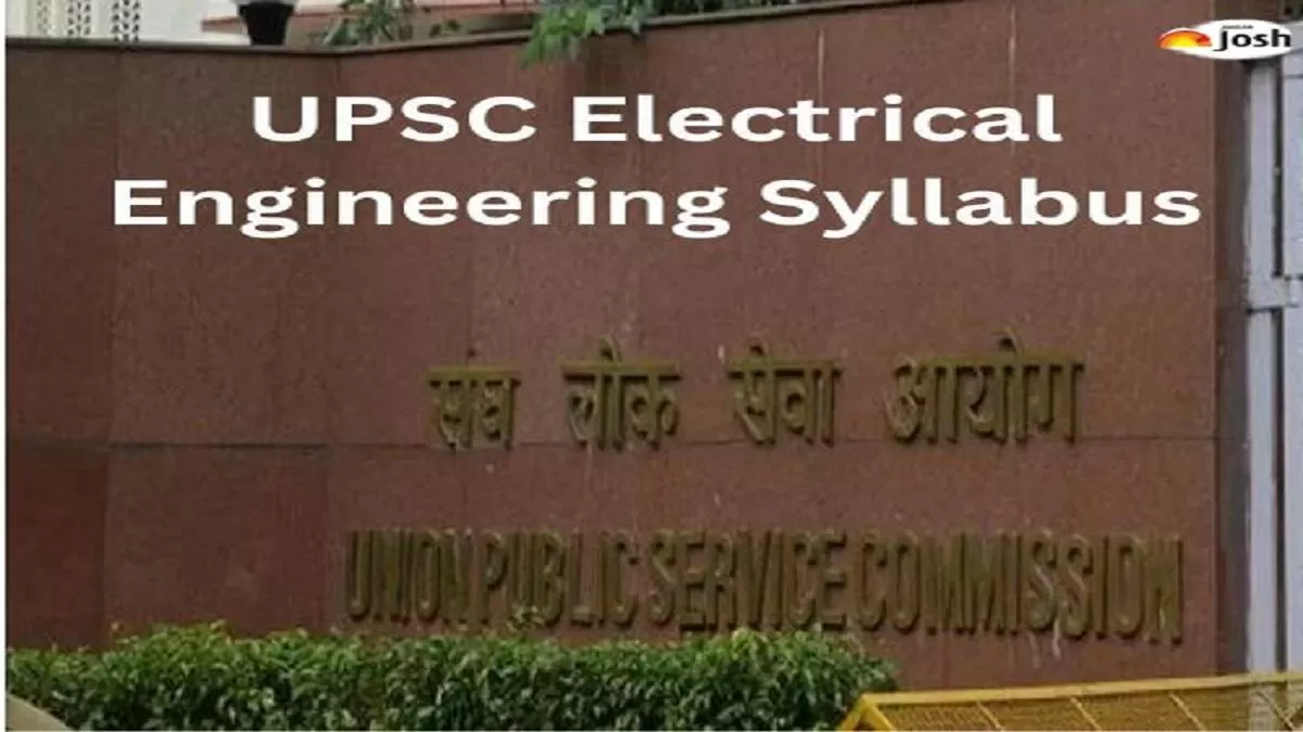 UPSC Electrical Engineering Syllabus PDF