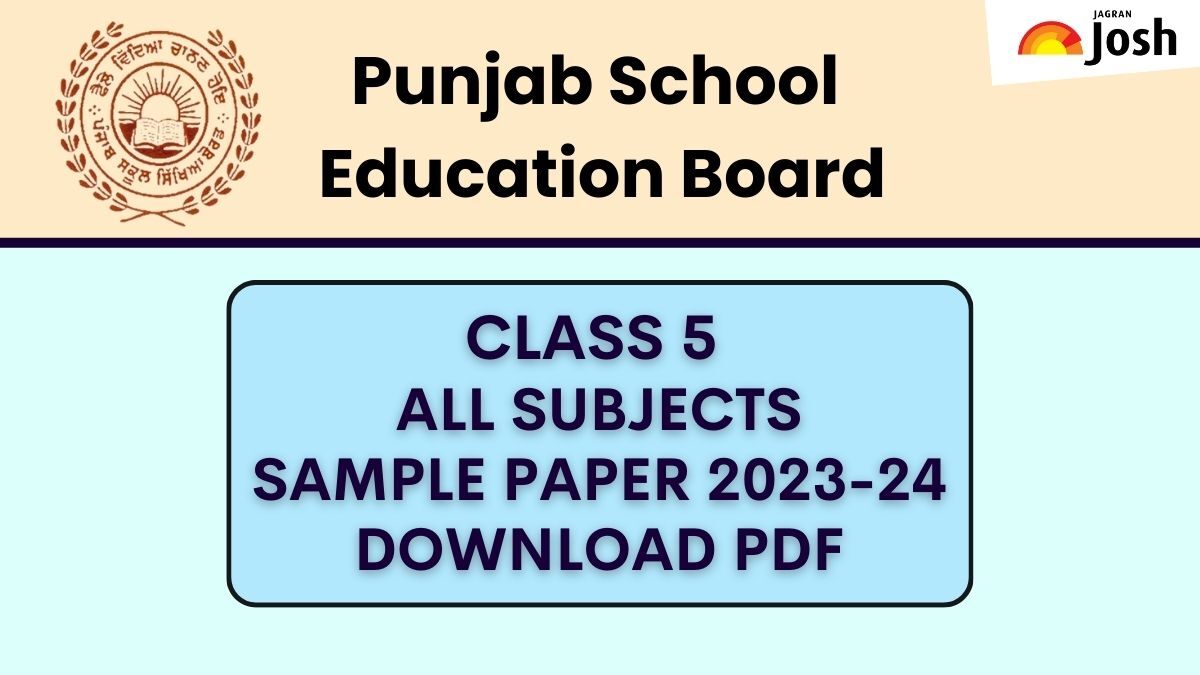 Get direct link to download Class 5 sample paper PDF for Punjab Board