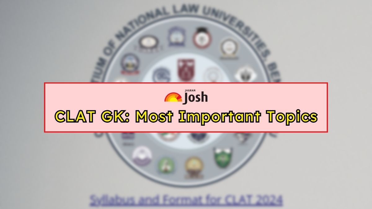 Most Important GK Topics for CLAT 2024 Exam Topics, Books, Weightage