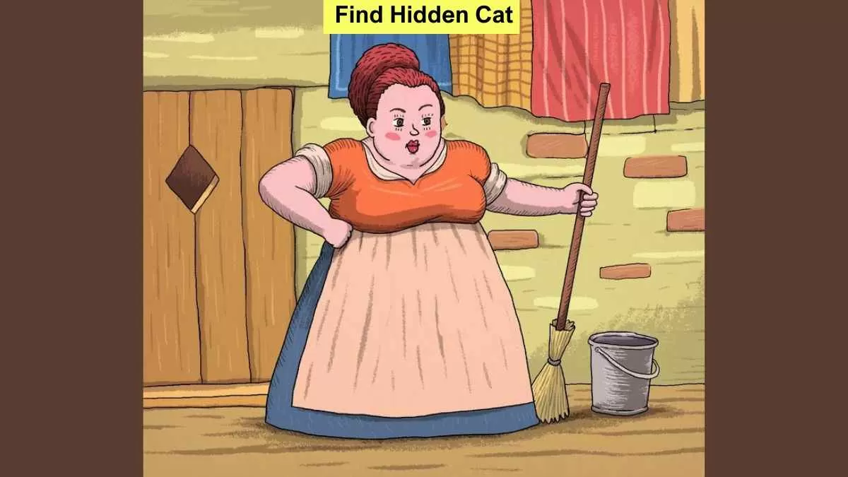 Find hidden cat in the picture