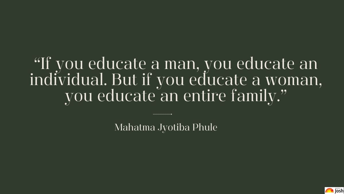 Mahatma Jyotiba Phule's motivational quotes