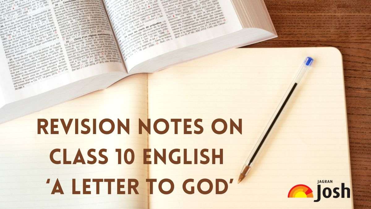 CBSE Klasse 10 Engelse eerste vlucht Hoofdstuk 1 Bericht aan God Notities PDF-download