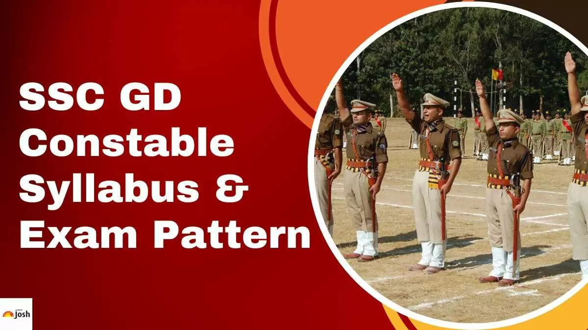 SSC GD Syllabus 2024 and Exam Pattern, Download GD Constable Syllabus PDF