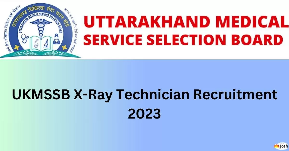 UKMSSB X-Ray Technician Recruitment