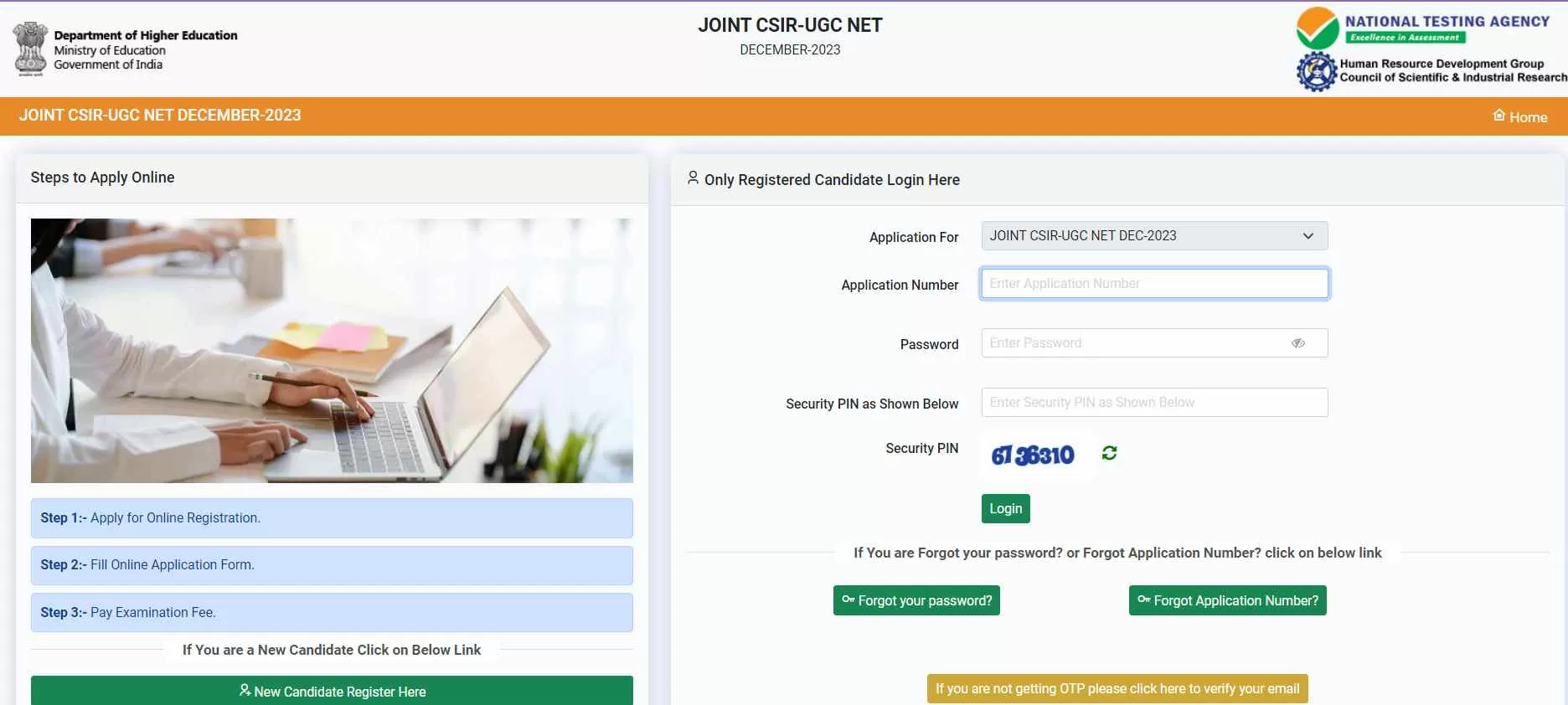 CSIR UGC NET परीक्षा 2023 के लिए आवेदन करने की अंतिम तिथि 30 नवंबर 2023 है।