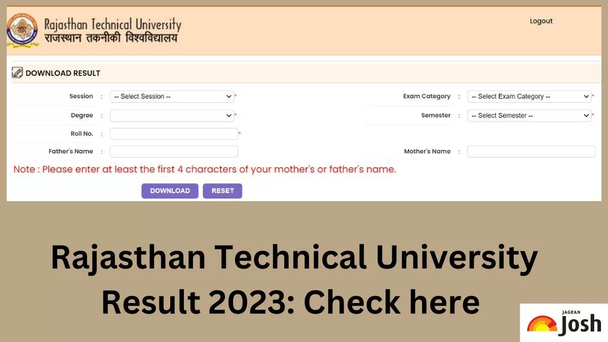 Get the direct link to download RTU Result 2023 PDF here.