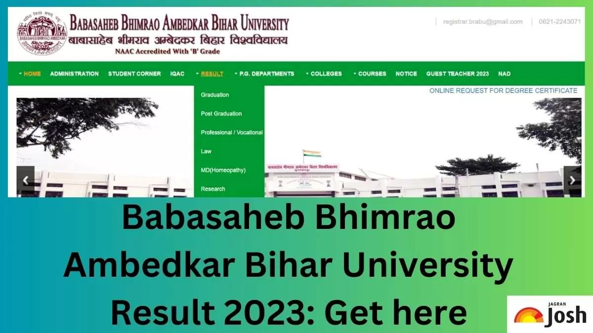 BRABU Result 2023 OUT Direct Link to Download UG and PG Result at