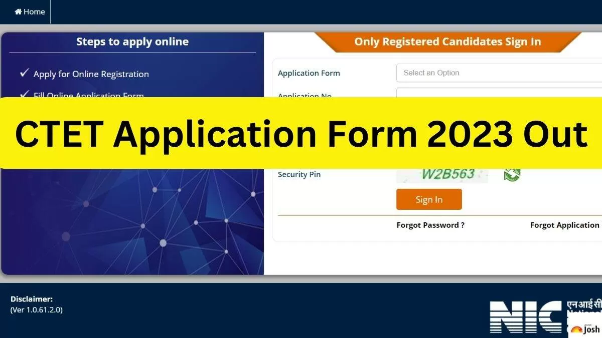Find the direct CTET December 2023 Application Form link here.