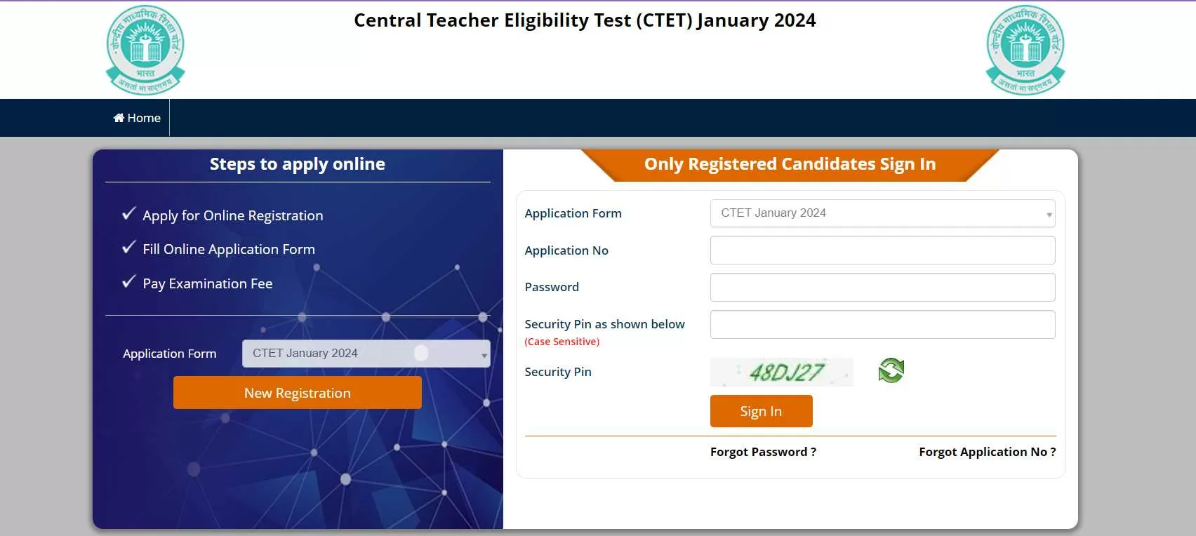 CTET Online Form 2023 Link Active: उम्मीदवार इस लेख में दिए डायरेक्ट लिंक से सीटीईटी 2024 के लिए आवेदन कर सकते हैं.