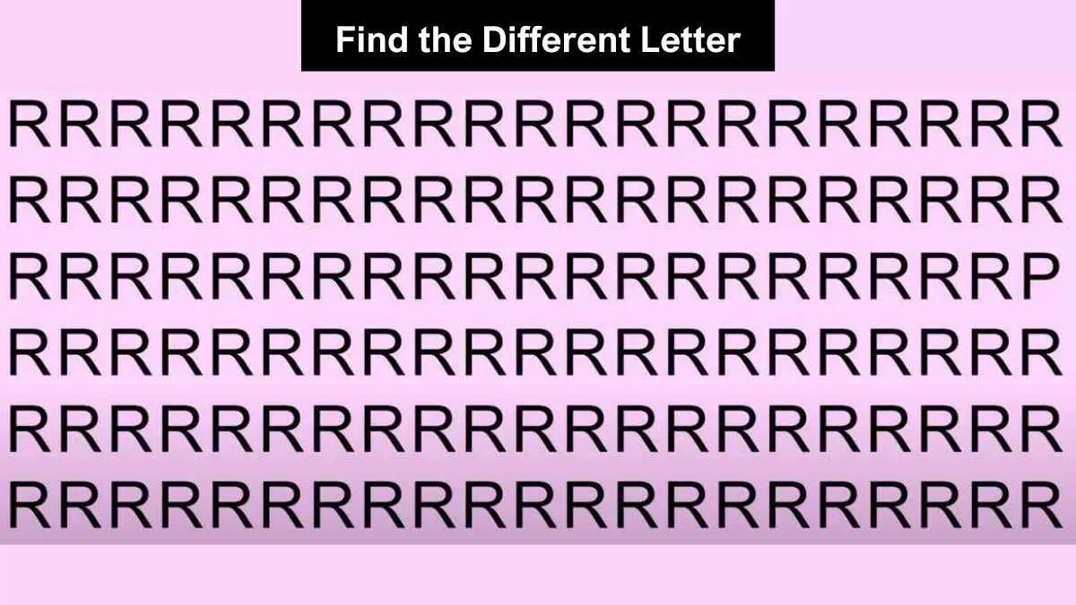 Find P among R’s