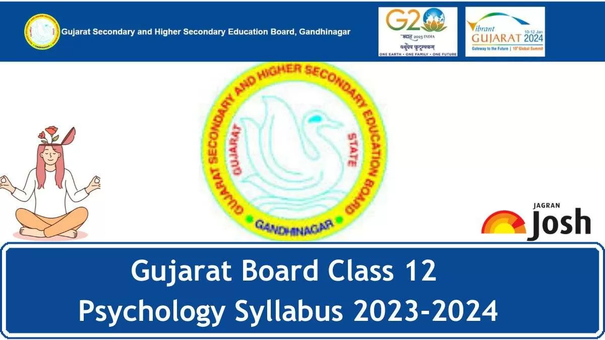 Get here GSEB HSC Psychology Syllabus pdf to download