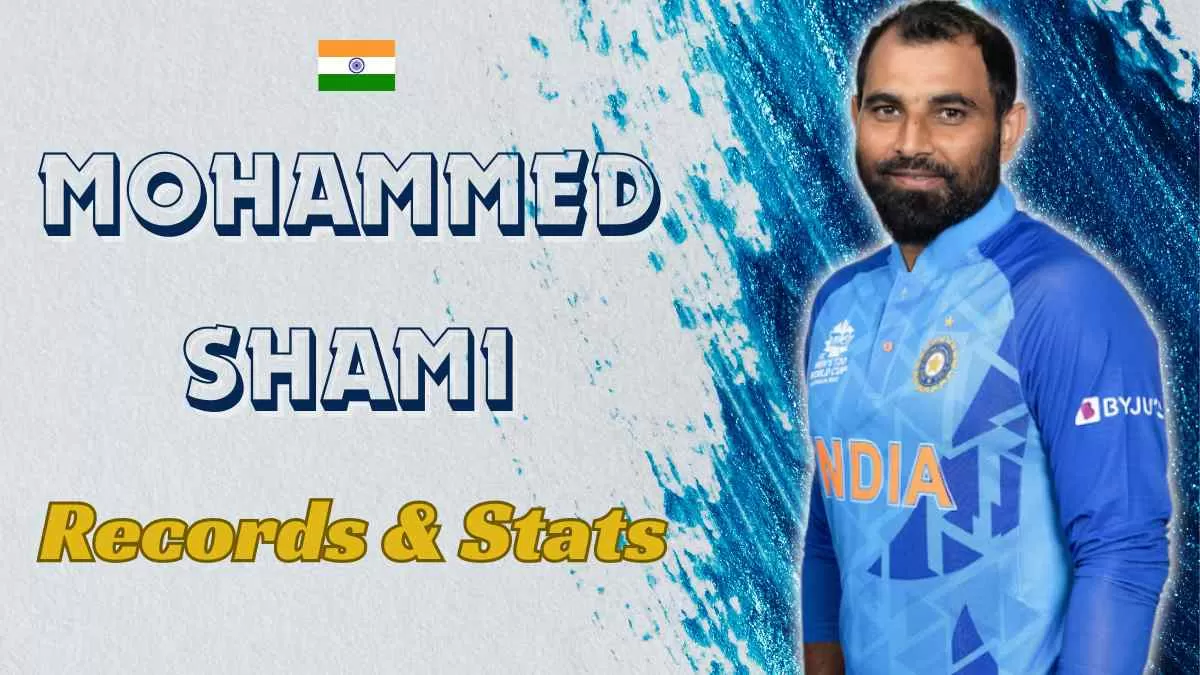 Here are the latest and updated stats of Mohammed Shami                                  
