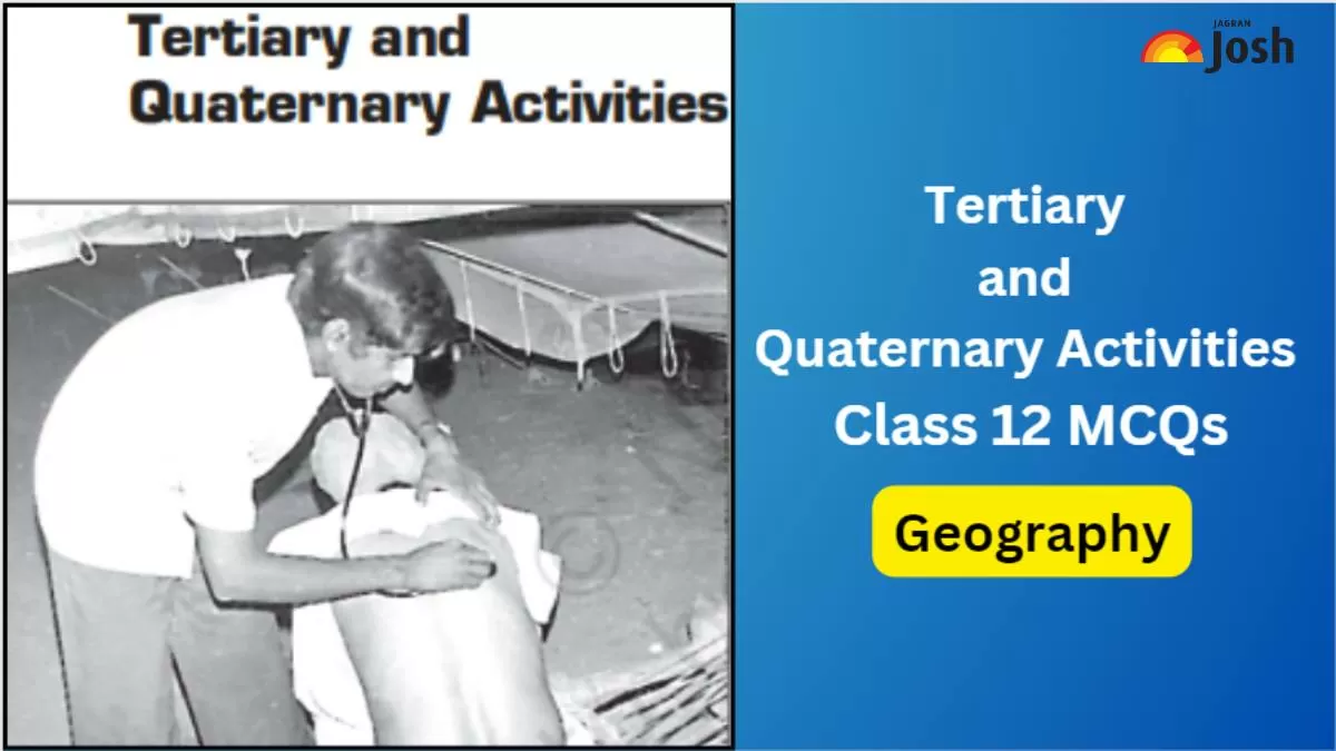 Get here CBSE Tertiary and Quaternary Activities Class 12 MCQs