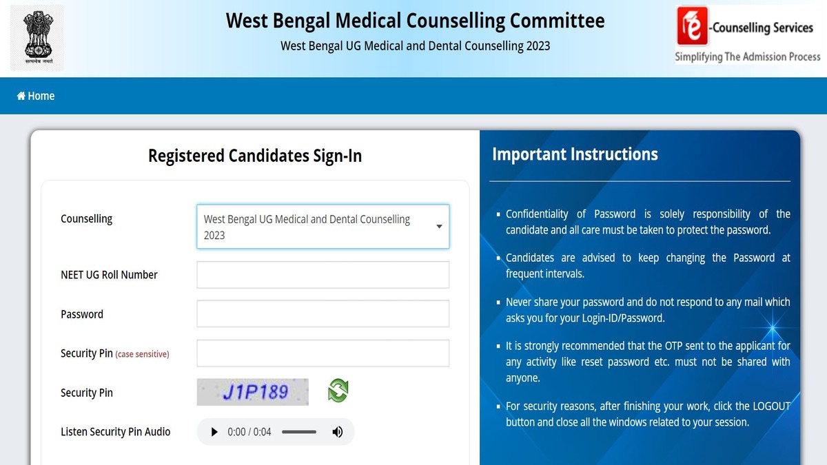 WB NEET UG 2023 Special Stray Vacancy Round Registration Window Closes ...