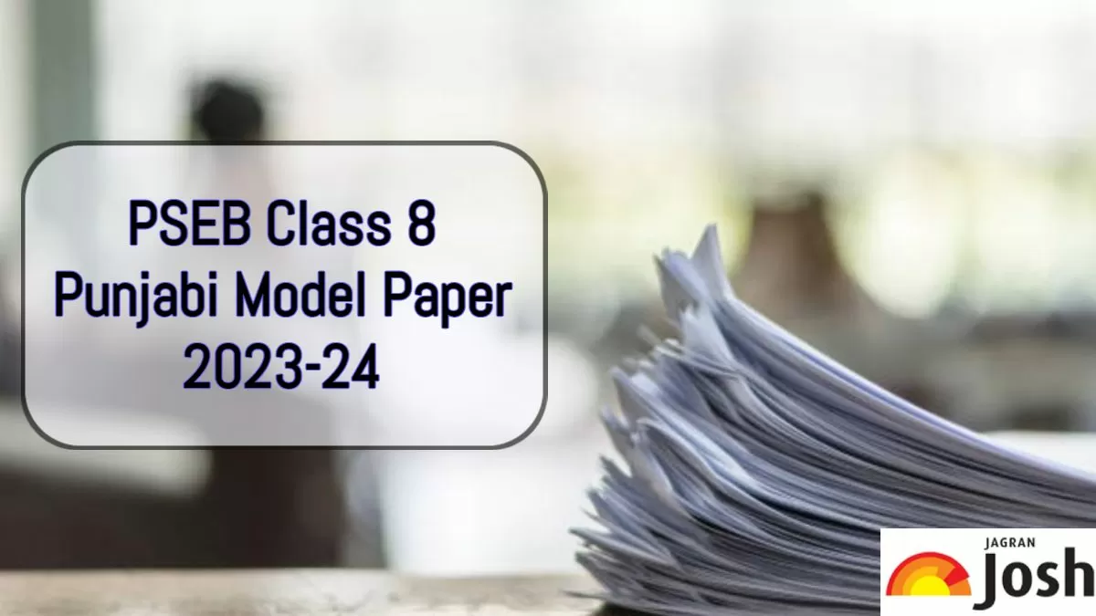 Download Class 8 Punjabi Model Paper PDF for Punjab Board
