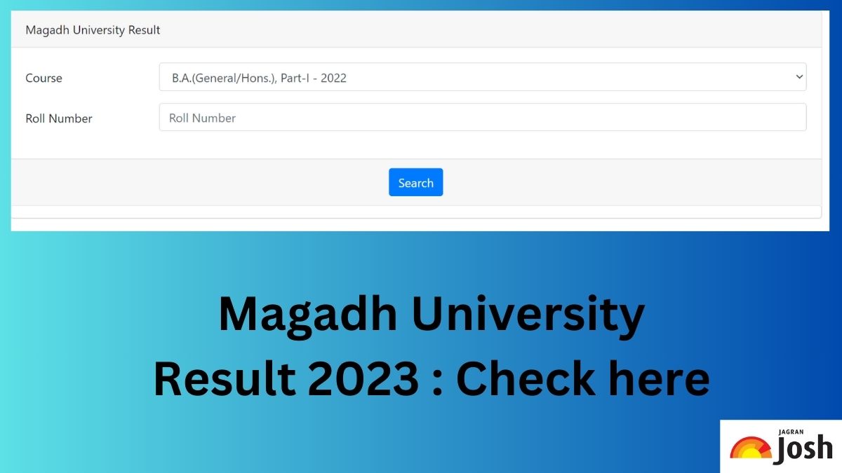 Magadh University Result 2023 OUT at meexam.vmail.net.in, Direct Link to Download UG PG Marksheet
