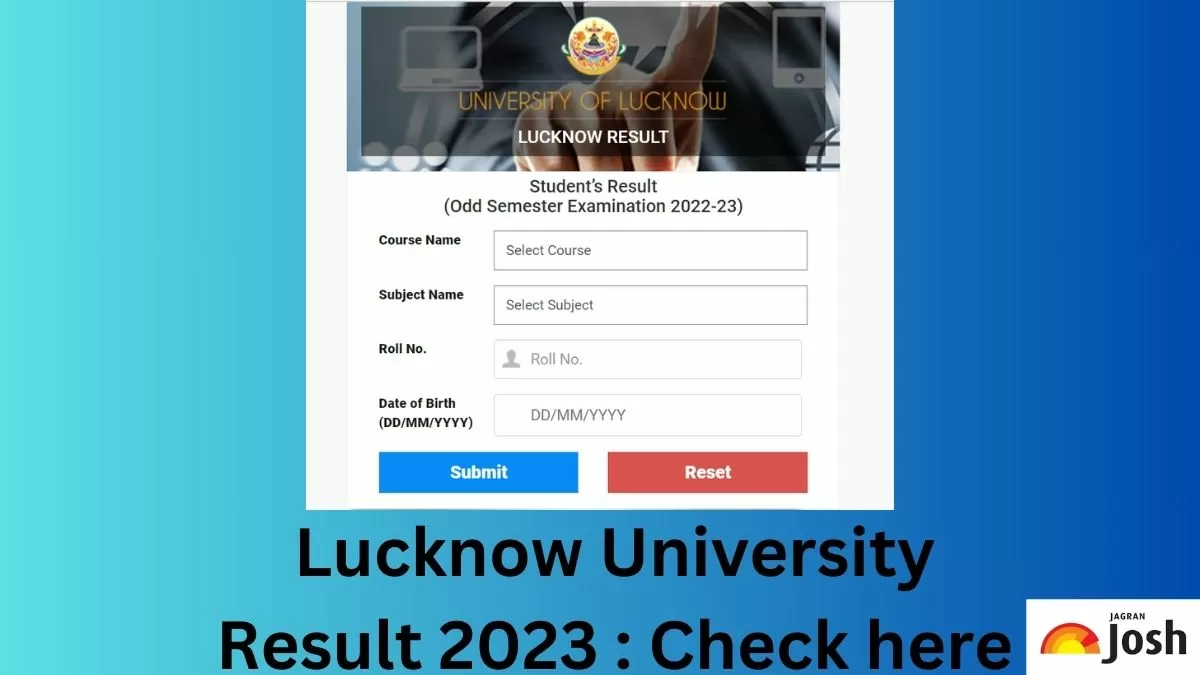 Lucknow University Result 2023 OUT At Lkouniv.ac.in: Direct Link To ...