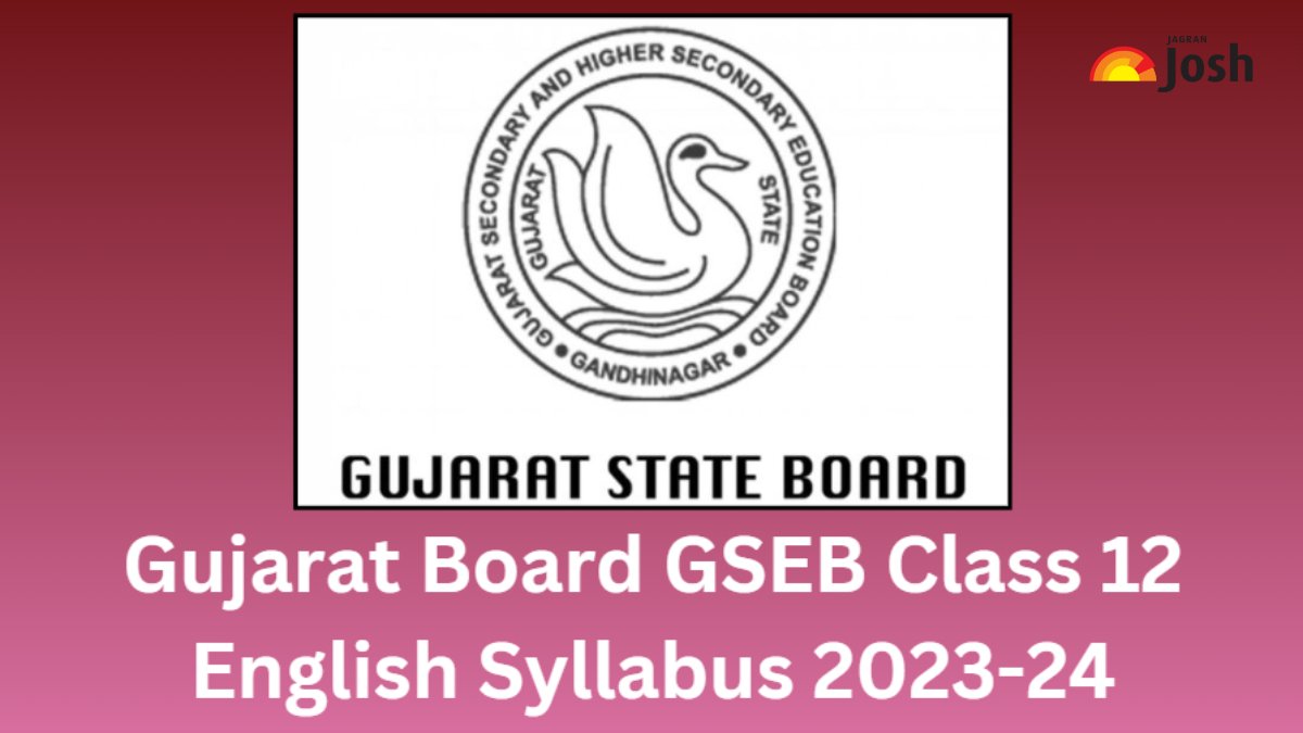 Get here GSEB HSC Class 12 English Syllabus pdf to download