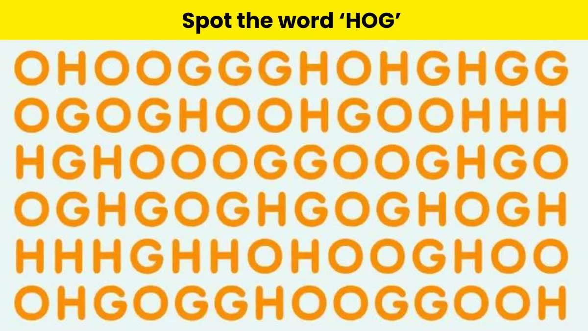 Brain Teaser: Can you spot the word hidden in the picture?                               
