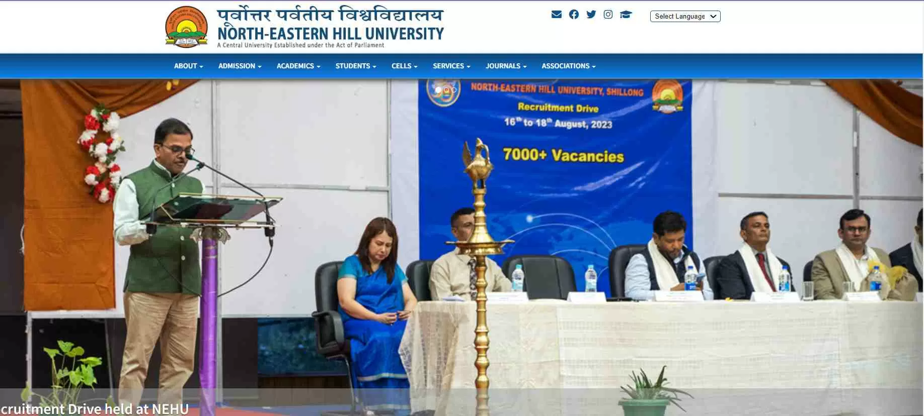 आप नॉर्थ ईस्टर्न हिल यूनिवर्सिटी भर्ती के बारे में अधिसूचना पीडीएफ सहित सभी विवरण यहां से प्राप्त कर सकते हैं।