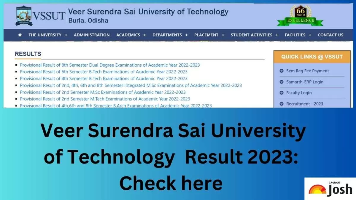 Get the Direct link to download VSSUT Result 2023 PDF here.